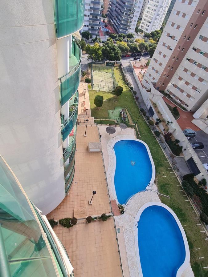 Elegant 2-Bedroom Apartment In Benidorm With Private Pool And Scenic Garden Views Cala de Finestrat Bagian luar foto